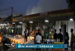 Diduga Arus Pendek Listrik, Minimarket di Stasiun Pasar Senen Terbakar
