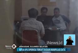 Ketua KPU Makassar Syarif Amir Jalani Pemeriksaan di Kantor Bawaslu