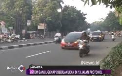 Awal Penerapan Sistem Ganjil Genap di Jakarta