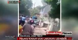 Gegana Sisir TKP Ledakan Bom di Pasuruan, Polisi: Kami Masih Selidiki