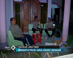 Petugas Masih Jaga Ketat Lokasi Bom Pasuruan