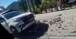 Atlet Balap Sepeda Hari Fitrianto Ditabrak di Tanjakan Emen