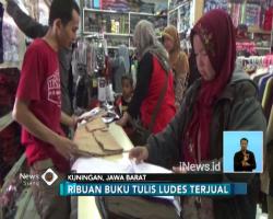 Jelang Tahun Ajaran Baru, Pedagang Buku di Pasar Kepuh Kuningan Raup Untung Puluhan Juta