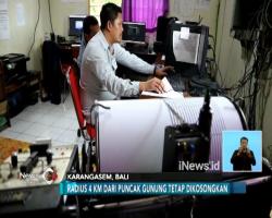 PVMBG: Aktivitas Vulkanik Gunung Agung Masih Tinggi, Jarak Aman 4 Km