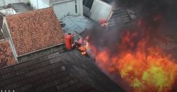 Tabung Elpiji Bocor, Belasan Rumah di Bandung Ludes Terbakar