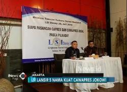LSI Rilis 5 Cawapres Ideal Pendamping Jokowi