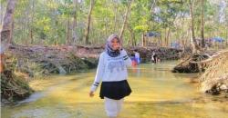 Mengintip Keindahan Sungai Hijau Kampar yang Terbentuk karena Lumut