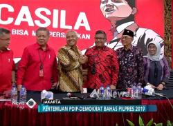 Jelang Pilpres 2019, Petinggi PDIP dan Demokrat Gelar Pertemuan di DPP PDIP