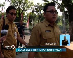 Antar Anak ke Sekolah, Anies Bolehkan PNS Datang Pukul 09.30 WIB