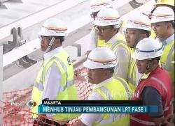 Tinjau Pembangunan, Menhub Jajal LRT Kelapa Gading-Pulomas