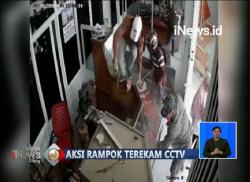 Aksi Perampok 2 Kg Emas di Jambi Terekam CCTV