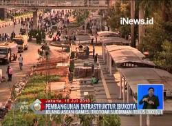 Jelang Asian Games 2018, Proyek Pembangunan Trotoar Dikebut