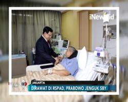 Jenguk SBY di RS, Prabowo Ungkap Tak Ada Pembahasan Pilpres 2019