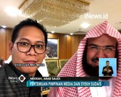 Pimpinan Jurnalis Temui Syekh Sudais Bahas Peran Media dalam Syiar Islam