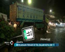 Kecelakaan Truk di Tol Slipi, Sopir dan Penumpang Taksi Tewas