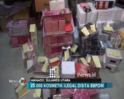 BPOM Manado Amankan 25.000 Kosmetik Ilegal Berbahaya