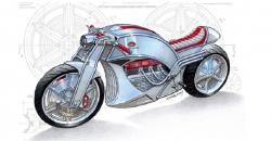 Kembali Lahir, Levis Bangun Sepeda Motor V6 Cafe Racer