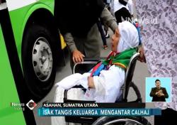 Pemkab Asahan Berangkatkan 385 Jamaah Haji, 1 Lansia Gunakan Kursi Roda