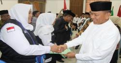 388 Calon Jemaah Haji Kloter Pertama Embarkasi Medan Diberangkatkan