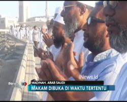 Jamaah Haji Beramai-Ramai Ziarah ke Pemakaman Baqi