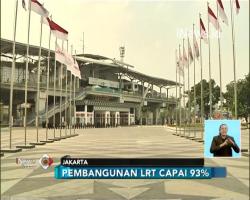 Proyek LRT Kelapa Gading-Rawamangun Capai 93 Persen