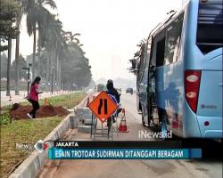 Desain Trotoar-Halte Sudirman Dikritik Warga, Pemprov DKI Gerak Cepat