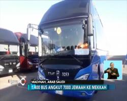 1.400 Bus Angkut 7.000 Jemaah Indonesia ke Mekkah