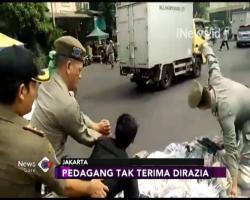 Razia PKL di Tanah Abang Diwarnai Aksi Kejar-Kejaran