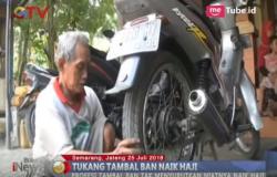Nabung 7 Tahun, Tukang Tambal Ban Naik Haji Bersama Istri