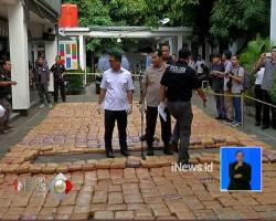 Polisi Amankan 1,4 Ton Ganja, 6 Tersangka Terancam Hukuman Mati