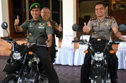 Pemkab Bantul Beri Bantuan Motor Trail ke Polres dan Kodim