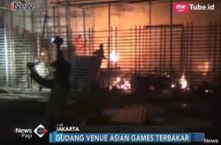 Stadion Velodrome Asian Games di Rawamangun Terbakar