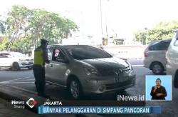 Hari Ke-3, Polisi Denda Pelanggar di Kawasan Pancoran