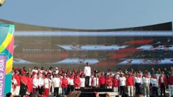 Pimpin Harmoni Indonesia di GBK, Jokowi Tekankan Persatuan Bangsa