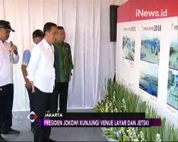 Kunjungi Venue Layar dan Jetski Asian Games, Presiden Jokowi Targetkan Emas