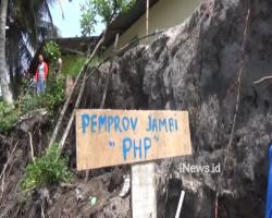 Tebing Longsor Tak Dibenahi, Warga Nilai Pemprov Jambi PHP