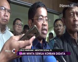 Minta Data Korban, Kemensos akan Berikan Bantuan selama 4 Bulan