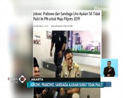 Jokowi dan Prabowo Ajukan SK Tidak Pailit ke PN, Termasuk Sandiaga Uno