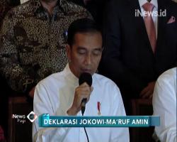 Didukung 9 Partai Koalisi, Jokowi Gandeng KH Ma'ruf Amin Cawapres