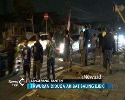 Saling Ejek, Oknum Suporter Persita Bentrok dengan Warga