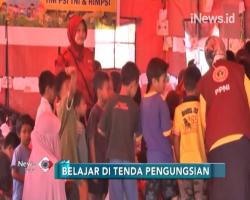 Ratusan Sekolah Rusak Parah, TNI Gelar Sekolah Terbuka di Posko Pengungsian