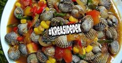 Masakan Spesial Tumis Kerang Dara dengan Jagung, Rasanya Pedas Manis