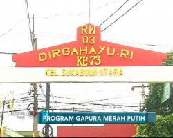 Sambut Kemerdekaan RI, Nippon Paint Cat 6.000 Gapura Merah Putih di Palmerah