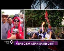 Diiringi Gamelan, Obor Asian Games Tiba di Jakarta