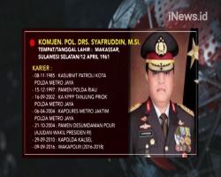 Gantikan Asman Abnur, Ini Profil Komjen Polisi Syafruddin