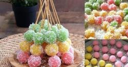 Camilan Sehat dari Singkong, Enaknya Dibuat Sate Pelangi
