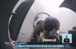 Aksi Jet Tempur TNI AU Turut Meramaikan HUT RI di Monas dan Istana