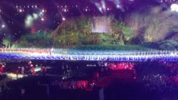 Asian Games 2018 Dibuka, Indonesia Tim Terakhir Melakukan Defile
