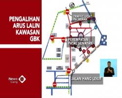 Skema Pengalihan Arus Lalin di Kawasan GBK