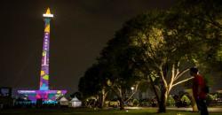 Weekend Liburan di Monas Lihat Laser Show, Ini Jadwalnya